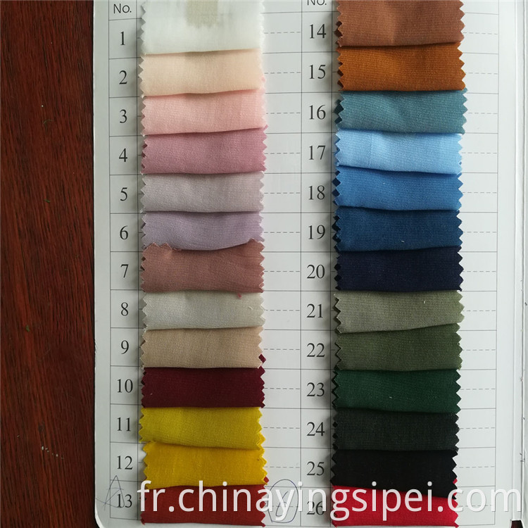 Stocklot Fashion style dyed polyester rayon fabrics